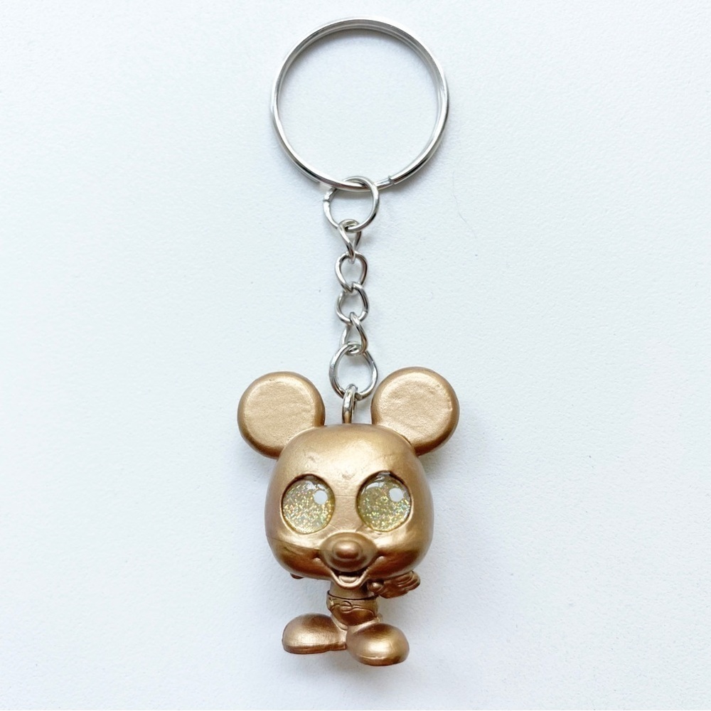 Disney Doorable Gold Mickey Mouse Keychain